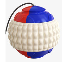 HKM-779091 New Pet Draw Rope Hand Throwing Ball ABS Grinding Teeth Resistant Chew Dog Training Ball