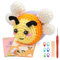 HKM-779155 Acrylic Crochet Material Package for Handmade Doll Decor