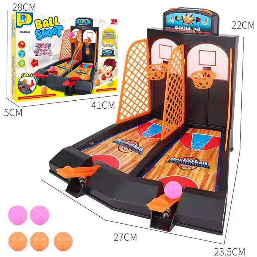 HKM-779155 Desktop Arcade Basketball Shooting Game for Kids - Mini Tabletop Basketball Fun