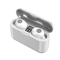 HKM-779219 F9 Touch Control TWS Bluetooth 5.1 Wireless Headset with Battery Display and Voice Control