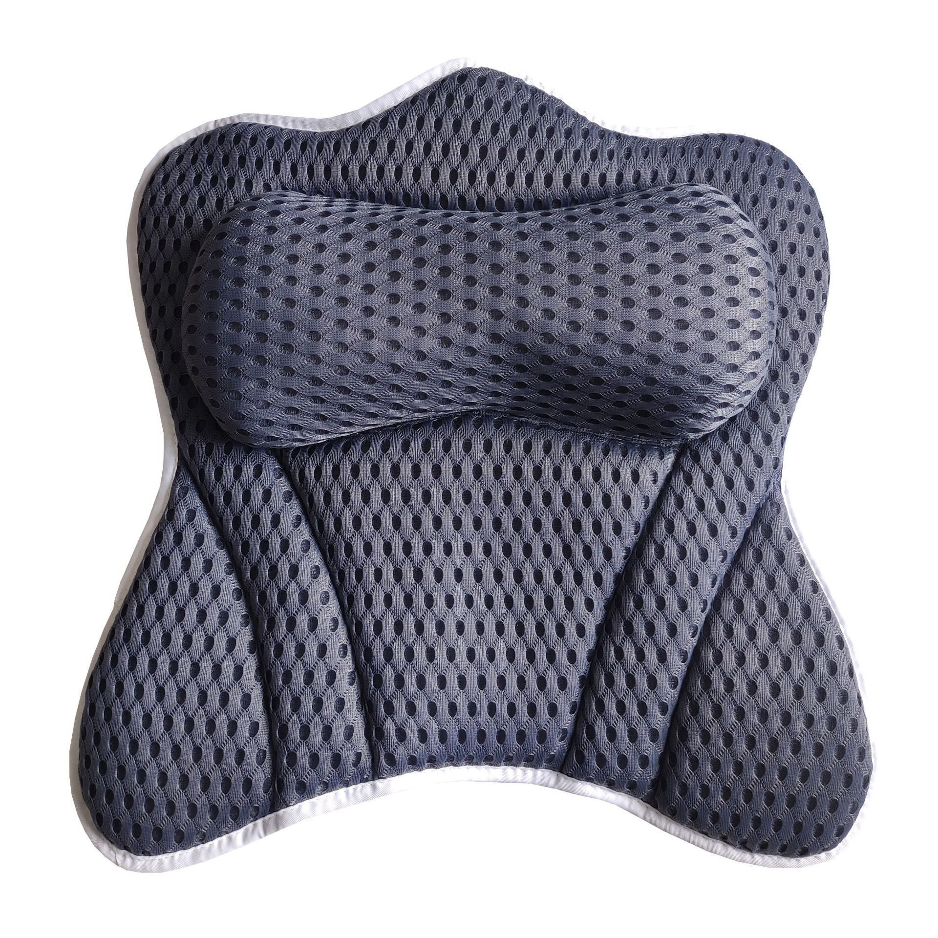 HKM-779283 4D Modern Polyester Butterfly Bathtub Pillow with Suction Cup - 40x40cm
