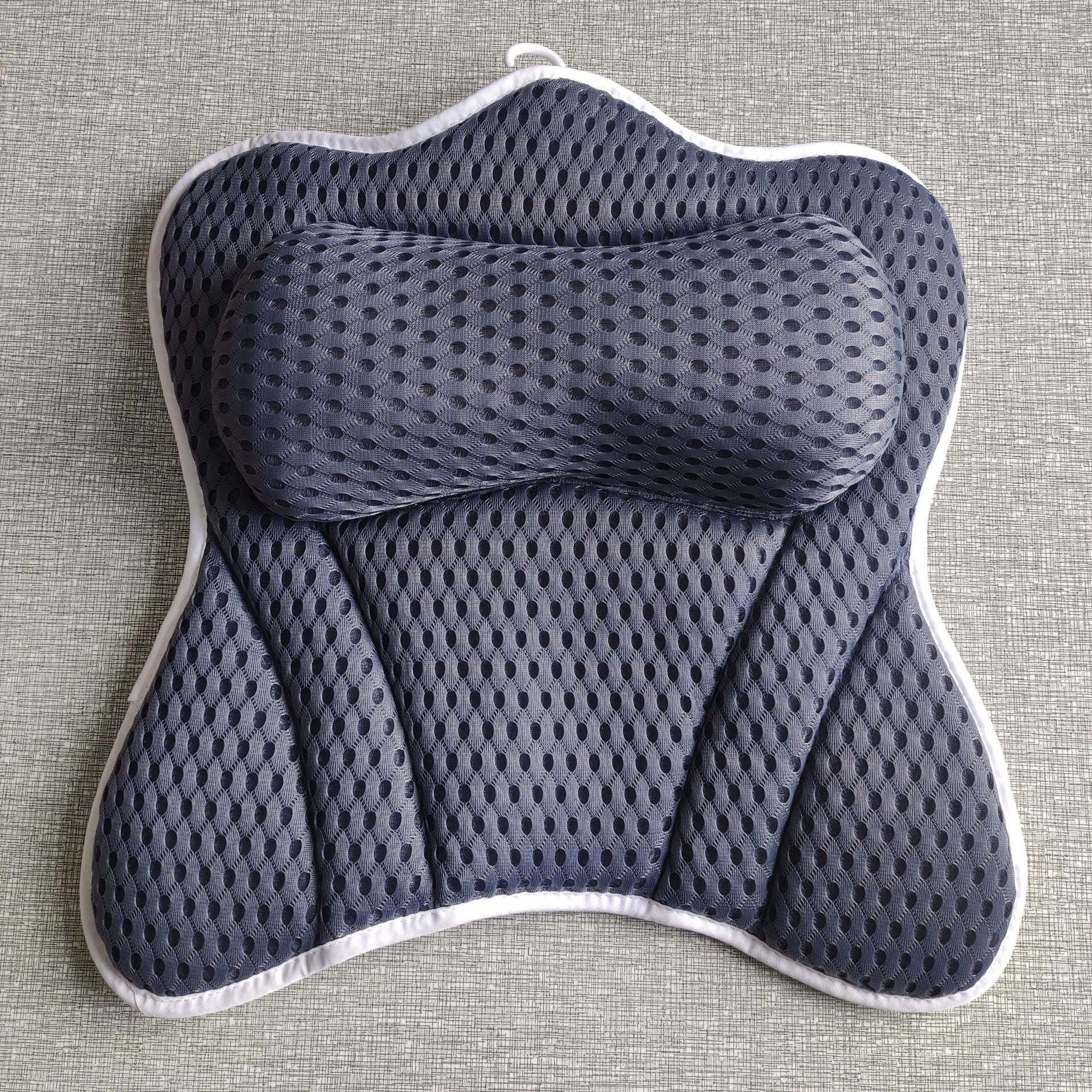 HKM-779283 4D Modern Polyester Butterfly Bathtub Pillow with Suction Cup - 40x40cm