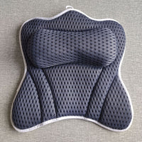 HKM-779283 4D Modern Polyester Butterfly Bathtub Pillow with Suction Cup - 40x40cm
