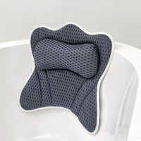 HKM-779283 4D Modern Polyester Butterfly Bathtub Pillow with Suction Cup - 40x40cm