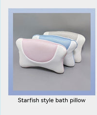 HKM-779283 4D Modern Polyester Butterfly Bathtub Pillow with Suction Cup - 40x40cm