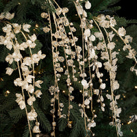 HKM-779283 Acrylic White Crystal Twig Branch Christmas Decoration - Multiple Styles Available