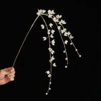 HKM-779283 Acrylic White Crystal Twig Branch Christmas Decoration - Multiple Styles Available