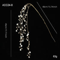HKM-779283 Acrylic White Crystal Twig Branch Christmas Decoration - Multiple Styles Available