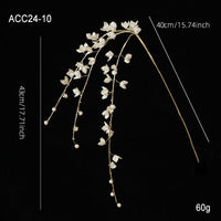 HKM-779283 Acrylic White Crystal Twig Branch Christmas Decoration - Multiple Styles Available