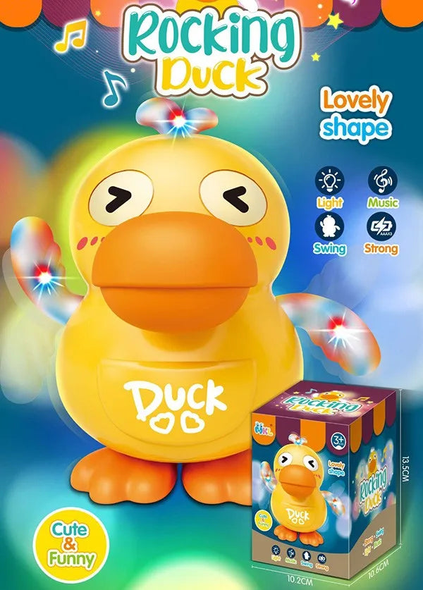 HKM-779283 Dancing Duck Toy with Lights and Sounds for Babies and Toddlers
