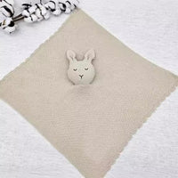 HKM-779475 Soft Cotton Cartoon Animal Soothing Blanket and Drool Towel for Kids, 40x40CM, Multiple Colors