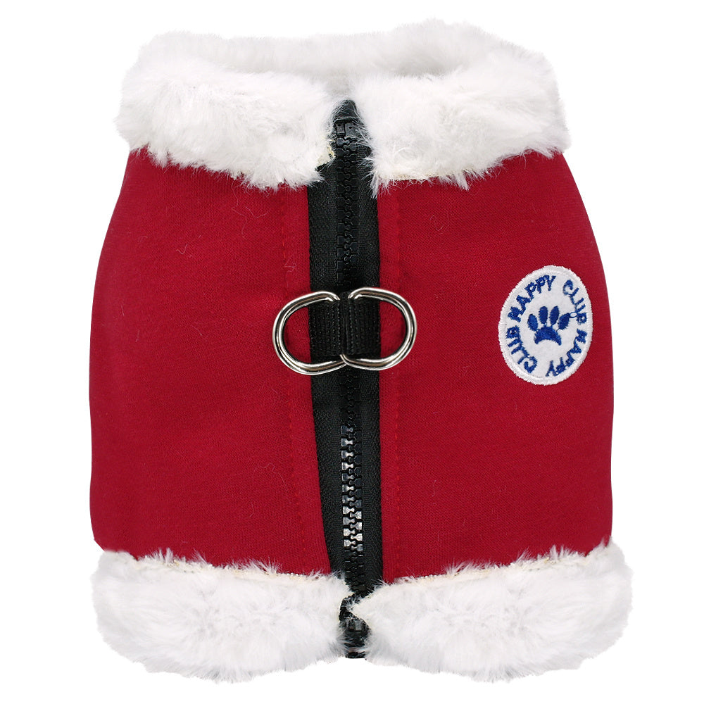 HKM-779667 Winter Dog Chest Strap with Cashmere Lining - Comfortable and Adjustable Fit for All Sizes