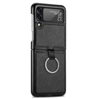 HKM-779731 Stylish PU Folding Screen Protective Case for Galaxy Z Flip3 5G and Z Flip Series