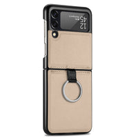 HKM-779731 Stylish PU Folding Screen Protective Case for Galaxy Z Flip3 5G and Z Flip Series