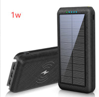 HKM-779859 Wireless Solar Charger with LED Flashlight, 3 USB Ports, for Portable Use with Apple, Xiaomi, Samsung Devices