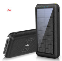 HKM-779859 Wireless Solar Charger with LED Flashlight, 3 USB Ports, for Portable Use with Apple, Xiaomi, Samsung Devices