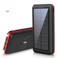 HKM-779859 Wireless Solar Charger with LED Flashlight, 3 USB Ports, for Portable Use with Apple, Xiaomi, Samsung Devices