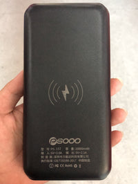 HKM-779859 Wireless Solar Charger with LED Flashlight, 3 USB Ports, for Portable Use with Apple, Xiaomi, Samsung Devices