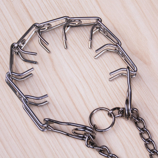HKM-780179 Metal iron removable dog training chain