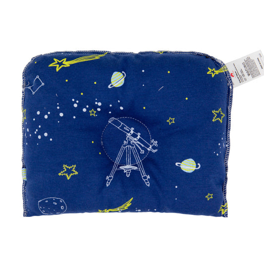 HKM-780307 Correct Head Shape Kid Pillow - Flannel Cotton and Polyester Fiber Sleeping Bag for Infants 0-12 Months
