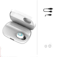 HKM-780371 True Wireless Bluetooth 5.0 Headset with Digital Display and Waterproof Design, Dual In-ear, Available in Multiple Colors and Battery Capacities