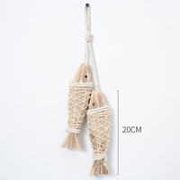 HKM-780435 Creative Mediterranean Retro Wall Hanging Ornaments - Pine Carved Fish, Insects, Birds & Beasts