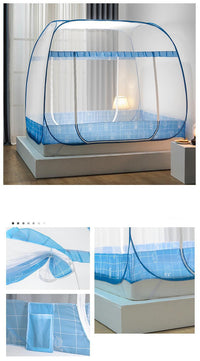 HKM-780435 Installation-Free Mosquito Net for Beds – Available in 1.2m, 1.5m, 1.8m, Foldable, Anti-Fall Design