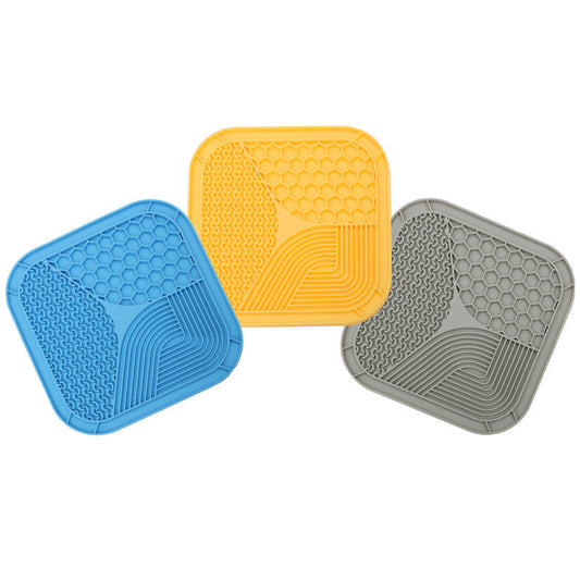 HKM-780499 Anti-Choke Silicone Slow Feeding Bowl and Licking Pad for Dogs - Multiple Sizes Available