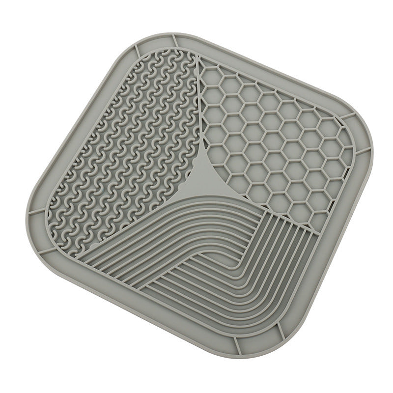 HKM-780499 Anti-Choke Silicone Slow Feeding Bowl and Licking Pad for Dogs - Multiple Sizes Available