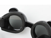 HKM-780627 Dog and Cat UV Protection Sunglasses Goggles with Nylon Strap - Black or Black and White
