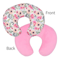HKM-781011 U-Shaped Polyester Cotton Nursing Pillowcase - Forest Animals, Cedar Bear, Sunflower, Watercolor Flowers, Retro Geometry, Snowflake, Blooming Rose Red Flower Designs
