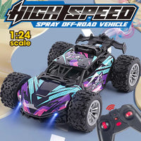 HKM-781203 4WD Alloy Spray Remote Control Drift Car - High Speed Off-Road Electric Stunt Truck for All Ages