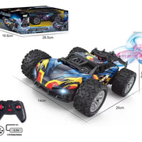 HKM-781203 4WD Alloy Spray Remote Control Drift Car - High Speed Off-Road Electric Stunt Truck for All Ages