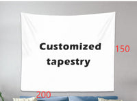 HKM-781331 Custom Digital Printing Tapestry Home Decor - Polyester Fabric, Multiple Sizes Available