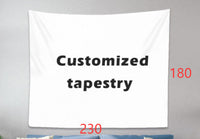 HKM-781331 Custom Digital Printing Tapestry Home Decor - Polyester Fabric, Multiple Sizes Available