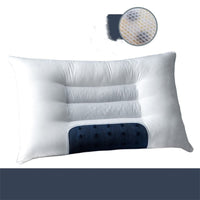 HKM-781459 Cervical Cotton & Buckwheat Seed Pillow with Magnet and Cassia Options