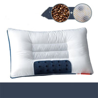 HKM-781459 Cervical Cotton & Buckwheat Seed Pillow with Magnet and Cassia Options