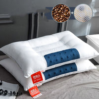 HKM-781459 Cervical Cotton & Buckwheat Seed Pillow with Magnet and Cassia Options