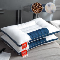 HKM-781459 Cervical Cotton & Buckwheat Seed Pillow with Magnet and Cassia Options