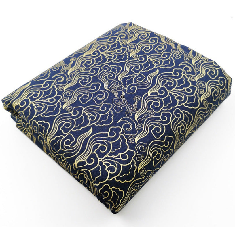 HKM-781459 Cotton Fabric Cloud Series for DIY Patchwork - 145cm Wide, 100% Cotton with Tie-Dye Design