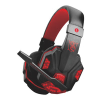 HKM-781523 Luminous Wired Computer Headset with 3.5mm and USB Connection, 20-20,000 Hz Frequency Response