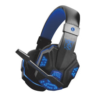 HKM-781523 Luminous Wired Computer Headset with 3.5mm and USB Connection, 20-20,000 Hz Frequency Response