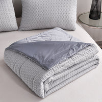 HKM-781779 Cooling Summer Quilt Made of Soft Silk-Blend Polyester, Available in Multiple Sizes