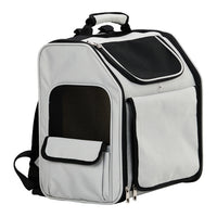 HKM-781971 Expandable Pet Carrier Backpack for Small Dogs and Cats – Breathable Mesh Travel Backpack Holds Up to 26 Lbs