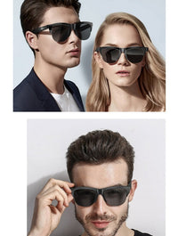 HKM-782035 Bluetooth Smart Glasses with UV400 Polarized Lenses and Integrated Speakers for Hands-Free Calling and Music Playback
