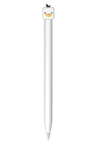 HKM-782163 Stylus Silicone Sliding Pen Case for First and Second Generation Pens - Yellow Duck Design