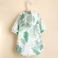 HKM-782355 Hawaiian Style Palm Leaf Hoodie for Pets - Comfortable and Stylish Sweater