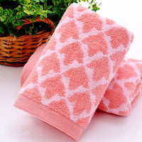 HKM-782355 Pure Cotton Thickened Absorbent Face Wash Towel - 34cm x 74cm in Dark Blue or Light Coffee