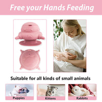 HKM-782547 Puppy Feeder With 4 Teats Puppy Bottles For Nursing Silicone Puppies Milk Feeder For Kittens Puppies Rabbits Cat Dog Bowls Pet Products