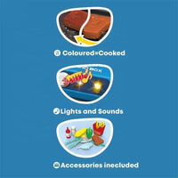 HKM-782611 Mini Kitchen Cooking Box Set for Kids - Simulation Cooking Toys with Real Tools - Ages 2 and Up